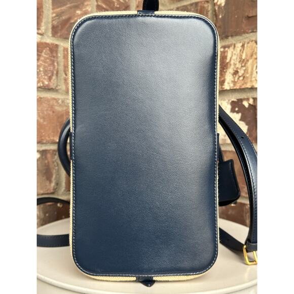 Celine Cabas de France Tote Canvas with Leather Small 43681 - Picture 4 of 14